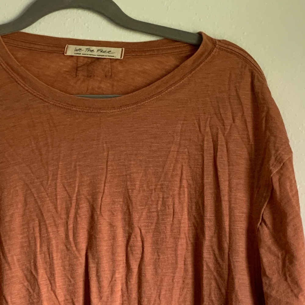 Free People We The Free soft rust orange tee